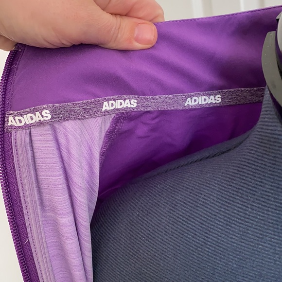 ADIDAS Purple Wind Breaker Size XS - Picture 8 of 10